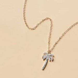 5/$30 Palm Tree Pendant Necklace